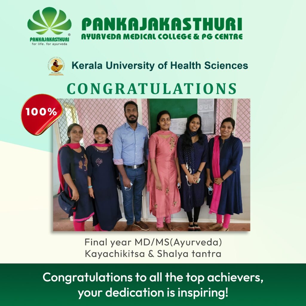 Final year MD/MS (Ayurveda) kayachikitsa & Shalya tantra