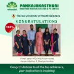 Final year MD/MS (Ayurveda) kayachikitsa & Shalya tantra